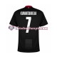 Camisola Alternativo Preto Georgia Kvaratskhelia 7 Euro 2024 Manga Curta ,Homem