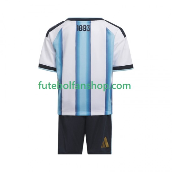 Camisola Principal Seleção Argentina World Cup 2026 Manga Curta ,Criança
