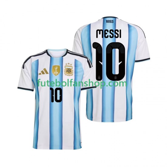 Camisola Principal Seleção Argentina Lionel Messi 10 World Cup 2026 Manga Curta ,Homem