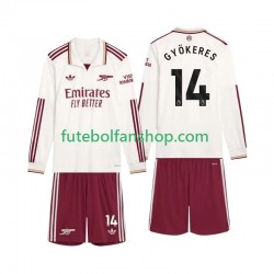 Camisola Alternativa (2ª) Arsenal Gyokeres 14 Época 2025/2026 Manga Comprida ,Criança