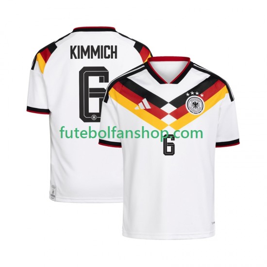 Camisola Principal Seleção Alemã Joshua Kimmich 6 World Cup 2026 Manga Curta ,Homem