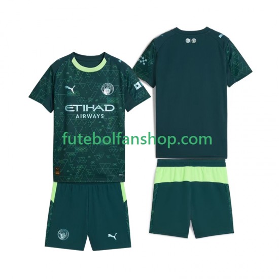 Camisola Alternativa (3ª) Manchester City Época 2025/2026 Manga Curta ,Criança