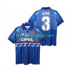 Camisola Alternativo AC Milan ALDINI 3 Retro 1995 1996 Manga Curta ,Homem