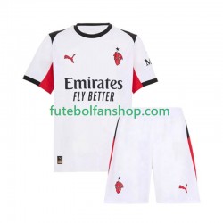Camisola Alternativo AC Milan Época 2025/2026 Manga Curta ,Criança