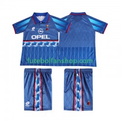 Camisola Alternativo AC Milan Retro 1995 1996 Manga Curta ,Criança