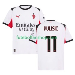 Camisola Alternativo AC Milan Christian Pulisic 11 Época 2025/2026 Manga Curta ,Homem