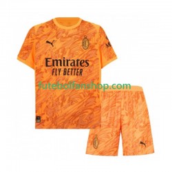 Camisola Alternativa (2ª) Guarda-redes AC Milan Época 2025/2026 Manga Curta ,Criança