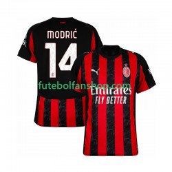 Camisola Principal AC Milan Luca Modric 14 Época 2025/2026 Manga Curta ,Homem