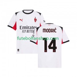 Camisola Alternativo AC Milan Luka Modric 14 Época 2025/2026 Manga Curta ,Homem