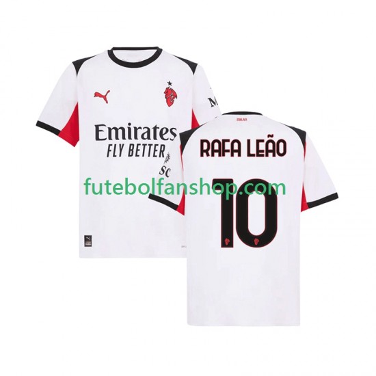 Camisola Alternativo AC Milan Rafael Leao 10 Época 2025/2026 Manga Curta ,Homem