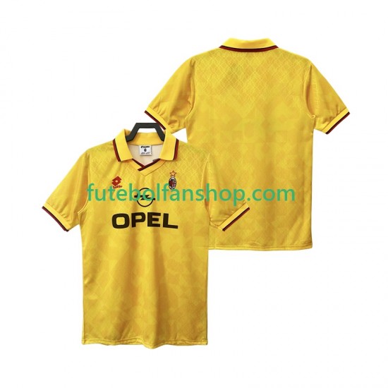 Camisola Alternativa (2ª) AC Milan Retro 1995 1996 Manga Curta ,Homem Camisola Alternativa (2ª) AC Milan Retro 1995 1996 Manga Curta ,Homem