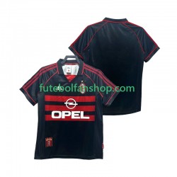 Camisola Alternativa (2ª) AC Milan Retro 1998 1999 Manga Curta ,Homem