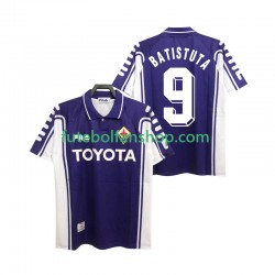 Camisola Principal ACF Fiorentina BASTUTA 9 Retro 1999 2000 Manga Curta ,Homem