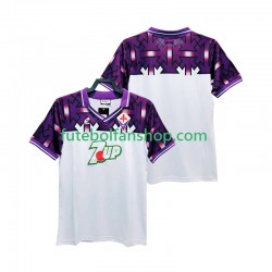 Camisola Alternativo ACF Fiorentina Retro 1992 1993 Manga Curta ,Homem