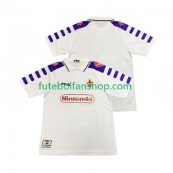Camisola Alternativo ACF Fiorentina Retro 1998 1999 Manga Curta ,Homem