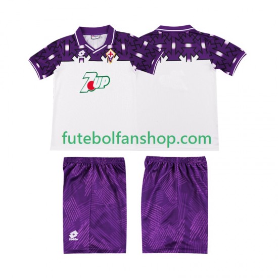 Camisola Alternativo ACF Fiorentina Retro 1992 1993 Manga Curta ,Criança Camisola Alternativo ACF Fiorentina Retro 1992 1993 Manga Curta ,Criança