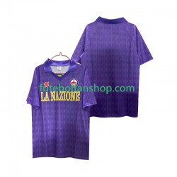 Camisola Principal ACF Fiorentina Retro 1989 1990 Manga Curta ,Homem