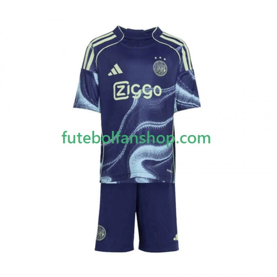 Camisola Alternativo AFC Ajax Época 2025/2026 Manga Curta ,Criança