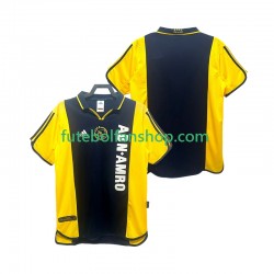 Camisola Alternativo AFC Ajax Retro 2000 2001 Manga Curta ,Homem