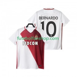 Camisola Principal AS Monaco BERNARDO 10 2016 2017 Manga Curta ,Homem