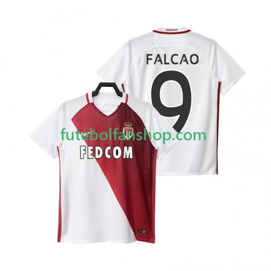 Camisola Principal AS Monaco FALCAO 9 2016 2017 Manga Curta ,Homem Camisola Principal AS Monaco FALCAO 9 2016 2017 Manga Curta ,Homem