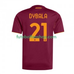 Camisola Principal AS Roma Dybala 21 Época 2025/2026 Manga Curta ,Homem