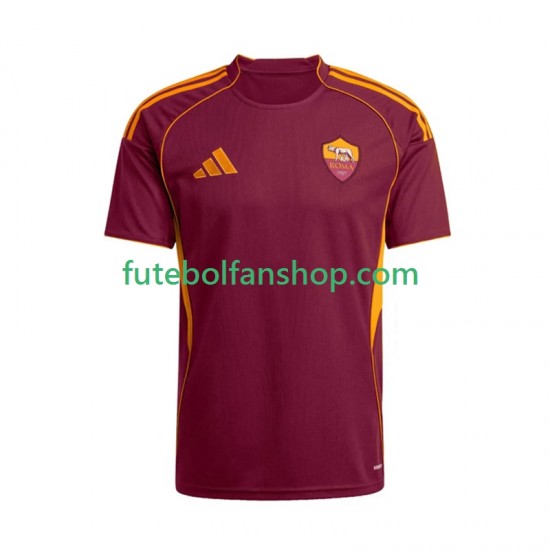 Camisola Principal AS Roma Época 2025/2026 Manga Curta ,Homem Camisola Principal AS Roma Época 2025/2026 Manga Curta ,Homem