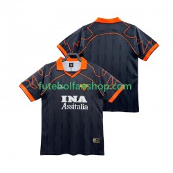 Camisola Alternativo AS Roma Retro 1998 1999 Manga Curta ,Homem