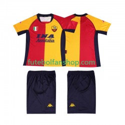 Camisola Principal AS Roma Retro 2001 Manga Curta ,Criança