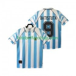 Camisola Principal Seleção Argentina BATISTUTA 9 Retro 1996 1997 Manga Curta ,Homem
