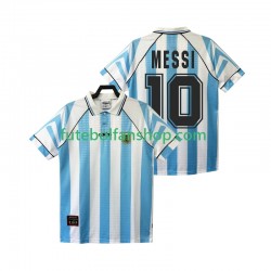 Camisola Principal Seleção Argentina Lionel Messi 10 Retro 1996 1997 Manga Curta ,Homem