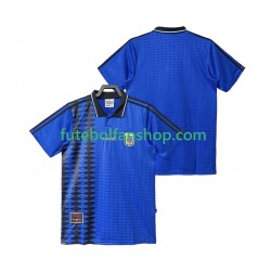 Camisola Alternativo Seleção Argentina Retro 1994 Manga Curta ,Homem