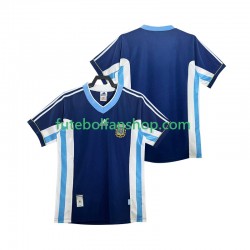 Camisola Alternativo Seleção Argentina Retro 1998 Manga Curta ,Homem