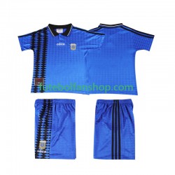 Camisola Alternativo Seleção Argentina Retro 1994 Manga Curta ,Criança