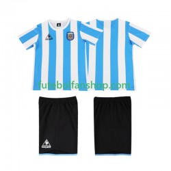 Camisola Principal Seleção Argentina Retro 1986 Manga Curta ,Criança
