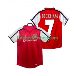 Camisola Principal Arsenal BECKHAM 7 Retro 2001 2002 Manga Curta ,Homem