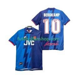 Camisola Alternativo Arsenal BERGKAMP 10 Retro 1995 1996 Manga Curta ,Homem