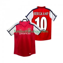 Camisola Principal Arsenal BERGKAMP 10 Retro 2001 2002 Manga Curta ,Homem