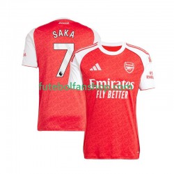 Camisola Principal Arsenal Bukayo Saka 7 Época 2025/2026 Manga Curta ,Homem