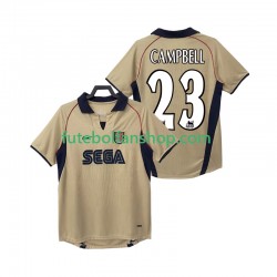 Camisola Alternativo Arsenal CAMPBELL 23 Retro 2001 2002 Manga Curta ,Homem
