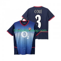Camisola Alternativo Arsenal COLE 3 Retro 2002 2004 Manga Curta ,Homem