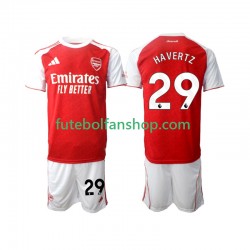 Camisola Principal Arsenal Kai Havertz 29 Época 2025/2026 Manga Curta ,Criança
