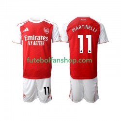 Camisola Principal Arsenal Martin Zubimendi 11 Época 2025/2026 Manga Curta ,Criança