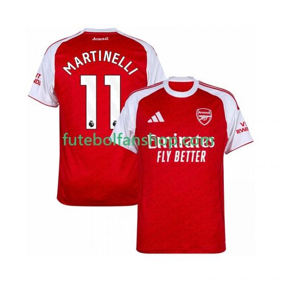 Camisola Principal Arsenal Martin Zubimendi 11 Época 2025/2026 Manga Curta ,Homem