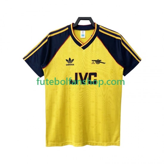 Camisola Alternativo Arsenal Retro 1988 1990 Manga Curta ,Homem