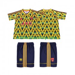 Camisola Alternativo Arsenal Retro 1991 1993 Manga Curta ,Criança