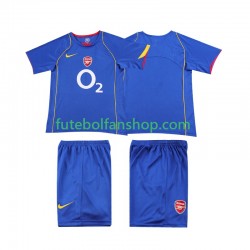 Camisola Alternativo Arsenal Retro 2004 2005 Manga Curta ,Criança