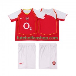 Camisola Principal Arsenal Retro 2004 2005 Manga Curta ,Criança