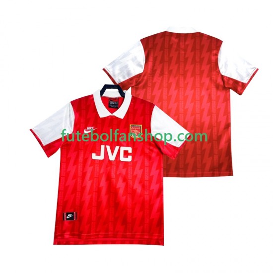 Camisola Principal Arsenal Retro 1993 1994 Manga Curta ,Homem