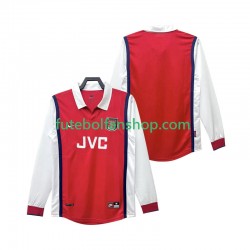 Camisola Principal Arsenal Retro 1998 1999 Manga Comprida ,Homem